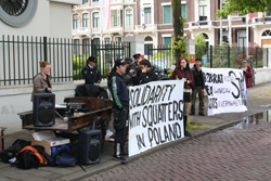 Holandia pikieta pod Ambasadą