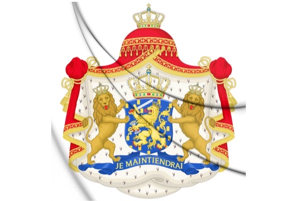 Herb Królestwa Zjednoczonych Niderlandów (1815-1907) // fot. Shutterstock, Inc.